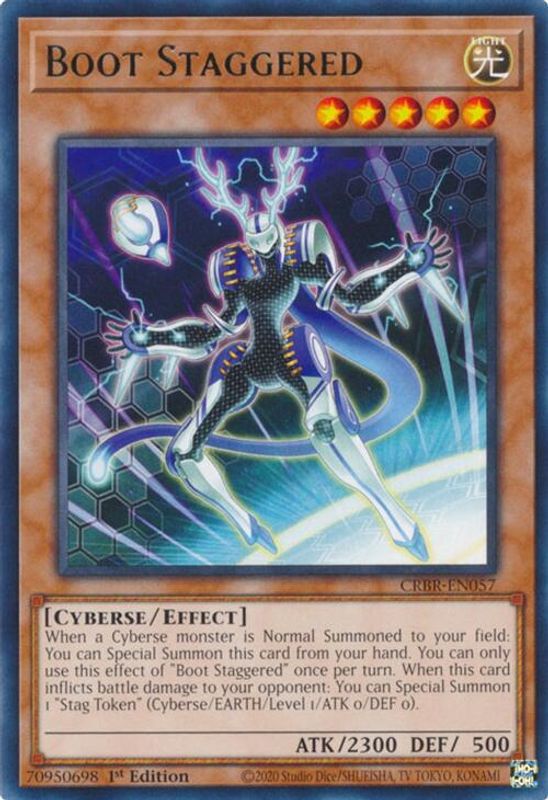 Boot Staggered - CRBR-EN057 - Rare - 1st Edition