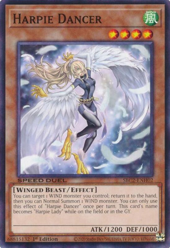 Harpie Dancer - SBC2-ENH02 - Common - 1st Edition