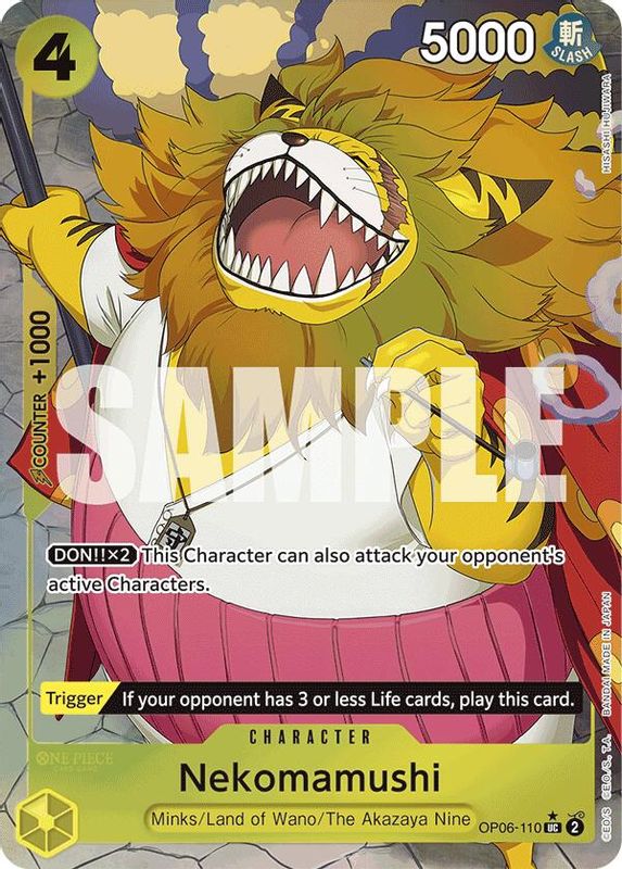 Nekomamushi (PRB01) (Full Art) - OP06-110 - Uncommon