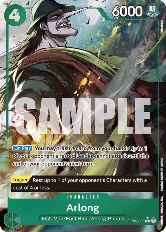 Arlong (PRB01) (Full Art) - OP06-023 - Rare