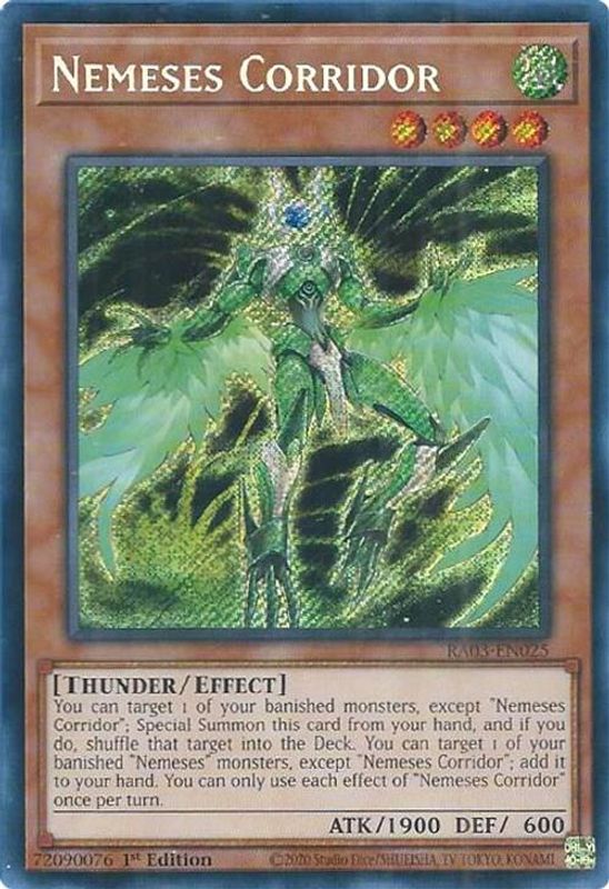 Nemeses Corridor (Secret Rare) - RA03-EN025 - Secret Rare - 1st Edition