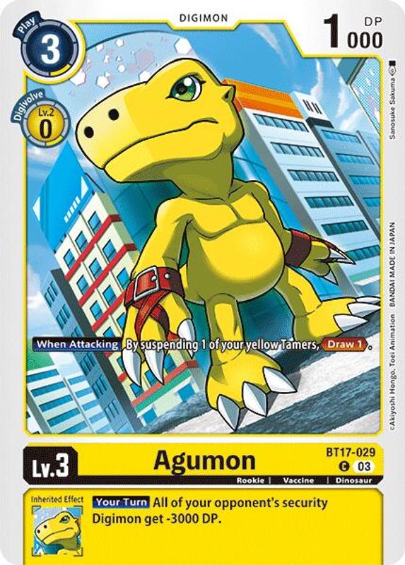 Agumon - BT17-029 - BT17-029 - Common