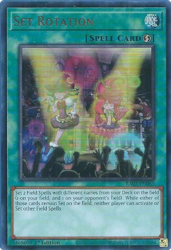 Set Rotation (UR) - RA03-EN065 - Ultra Rare - 1st Edition