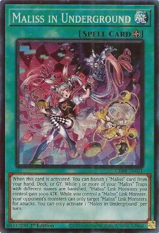 Maliss in Underground (CR) - CRBR-EN021 - Collector's Rare - 1st Edition