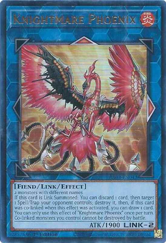 Knightmare Phoenix (UR) - RA03-EN042 - Ultra Rare - 1st Edition