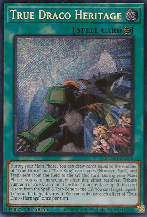 True Draco Heritage - BLMM-EN168 - Secret Rare - 1st Edition