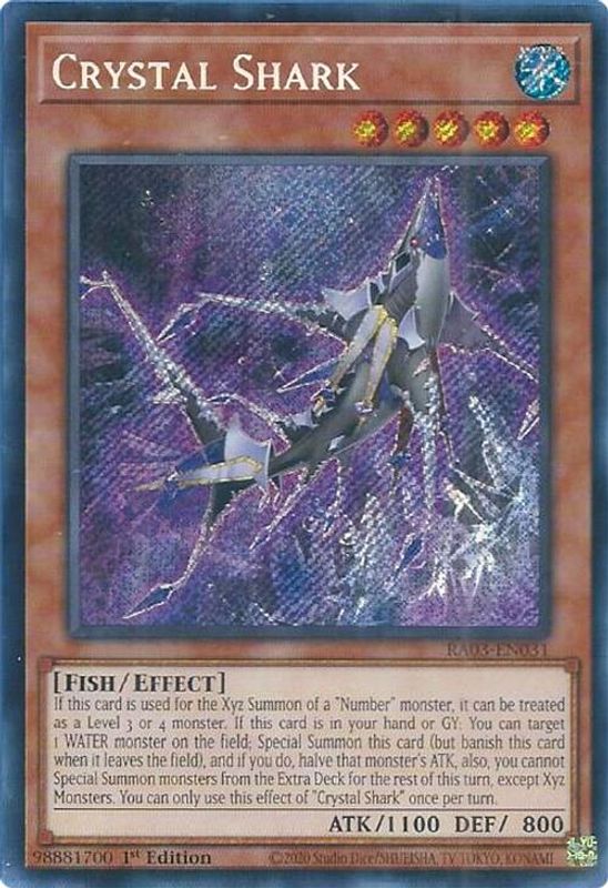 Crystal Shark (Secret Rare) - RA03-EN031 - Secret Rare - 1st Edition