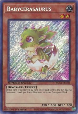 Babycerasaurus (Secret Rare) - SGX4-ENC05 - Secret Rare  - 1st Edition