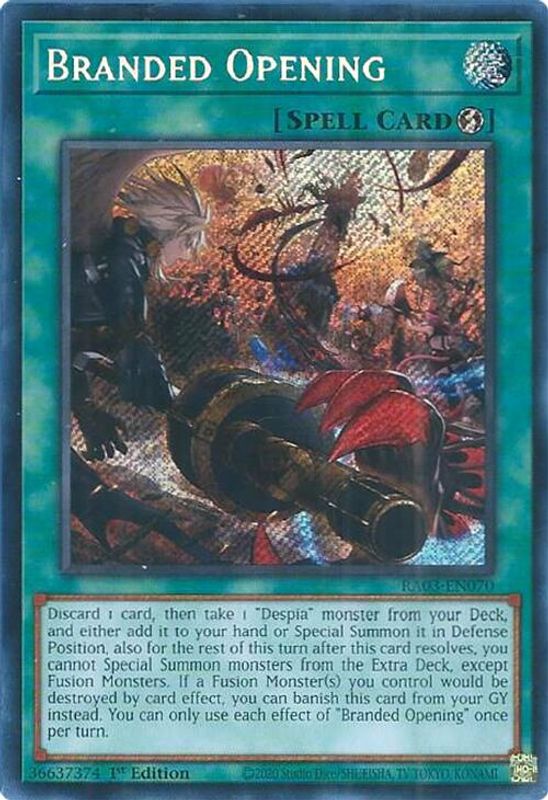 Branded Opening (Secret Rare) - RA03-EN070 - Secret Rare - 1st Edition