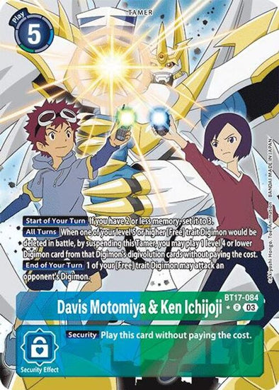 Davis Motomiya & Ken Ichijoji (Alternate Art) - BT17-084 - Rare