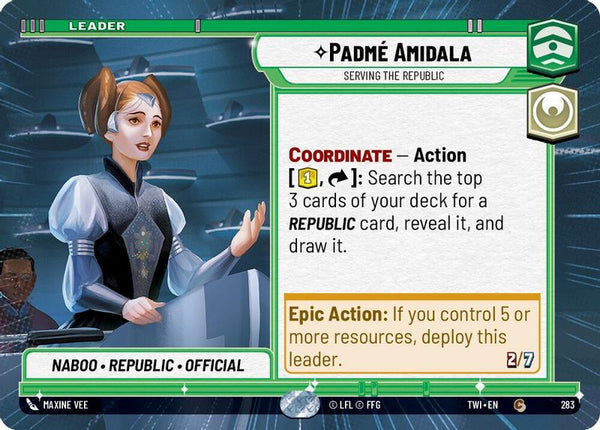 Padme Amidala - Serving the Republic (Hyperspace) - 283 - Common