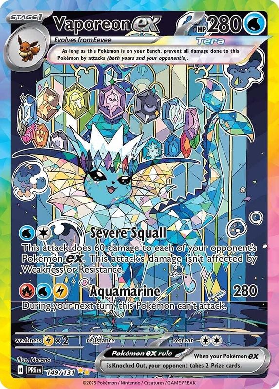 Vaporeon ex - 149/131 - Special Illustration Rare