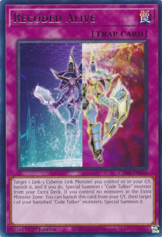 Recoded Alive - CRBR-EN060 - Rare - 1st Edition