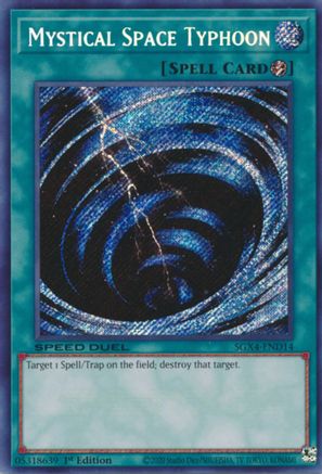 Mystical Space Typhoon (Secret Rare) - SGX4-END14 - Secret Rare  - 1st Edition