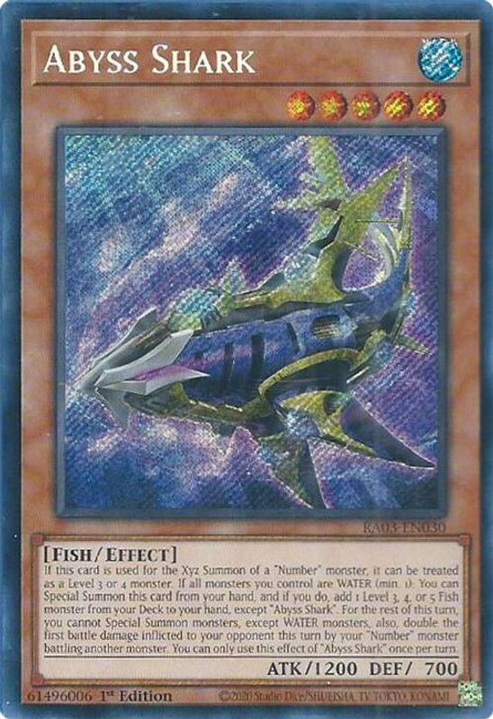 Abyss Shark (Secret Rare) - RA03-EN030 - Secret Rare - 1st Edition