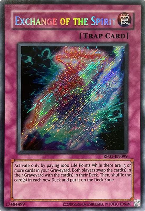 Exchange of the Spirit (2020 Date Reprint) - RP01-EN099 - Secret Rare