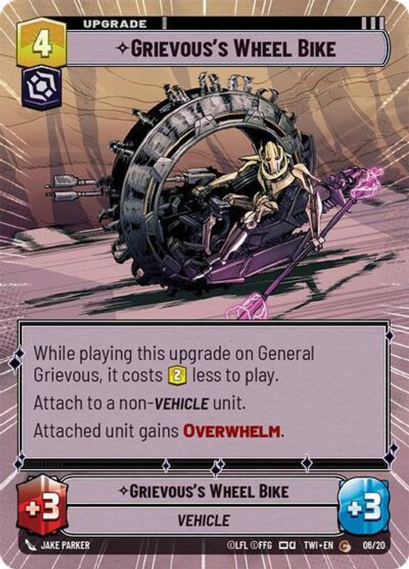 Grievous's Wheel Bike (Hyperspace) - Weekly Play Promo - 06/20 - Special