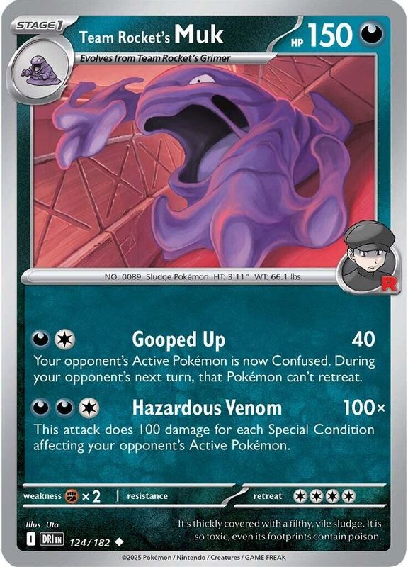 Team Rocket's Muk - 124/182 - Uncommon