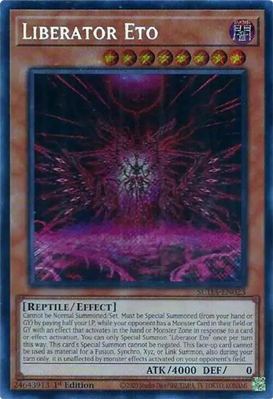 Liberator Eto - SUDA-EN023 - Secret Rare - 1st Edition
