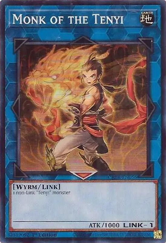 Monk of the Tenyi (SR) - CRBR-EN056 - Super Rare - 1st Edition