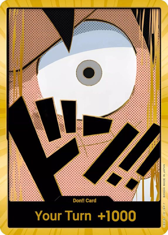 DON!! Card (Luffy) (Gold) - PRB01 - DON!!