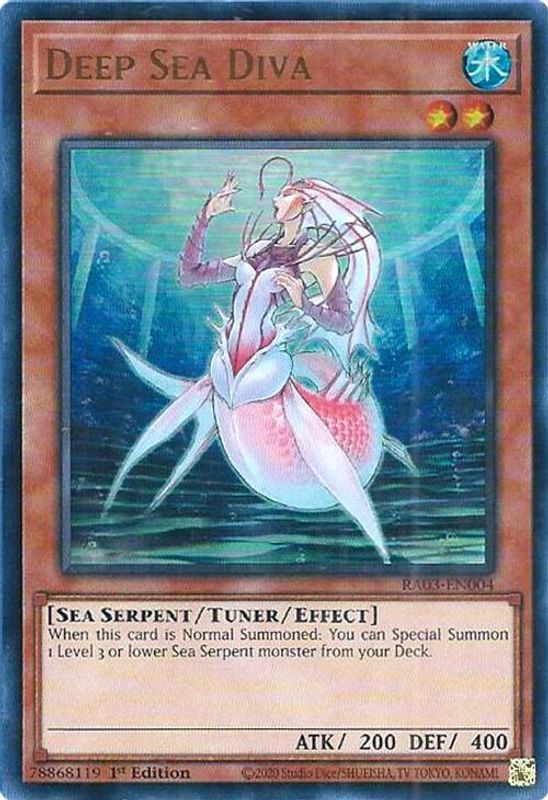 Deep Sea Diva (UR) - RA03-EN004 - Ultra Rare - 1st Edition