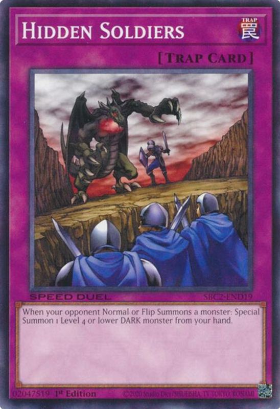Hidden Soldiers - SBC2-END19 - Common - 1st Edition