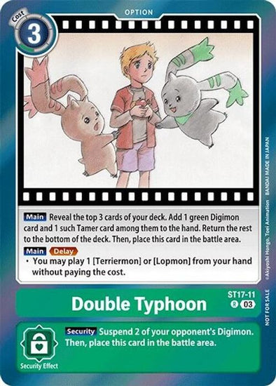 Double Typhoon (Secret Crisis: Movie Memorial Pack) - ST17-11 - Rare Secret Crisis (BT17)