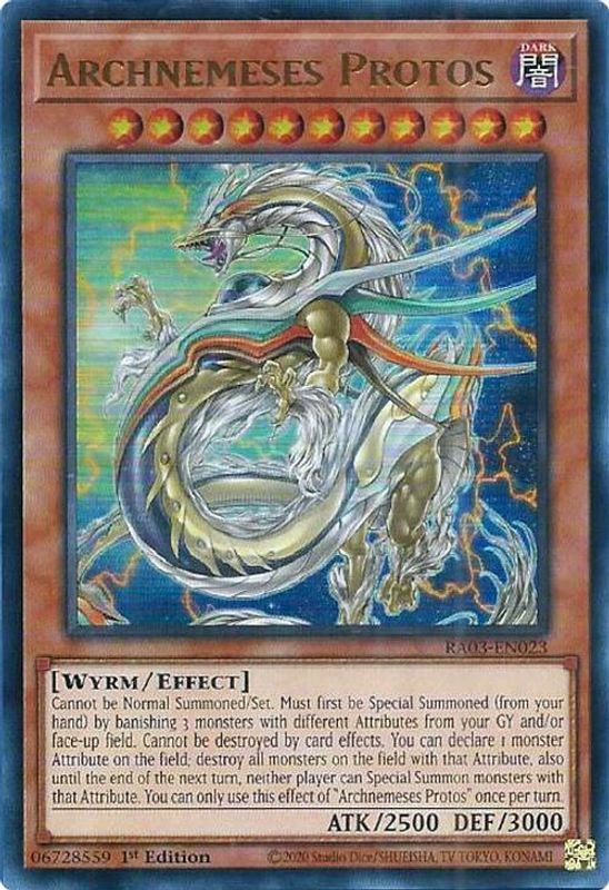 Archnemeses Protos (UR) - RA03-EN023 - Ultra Rare - 1st Edition