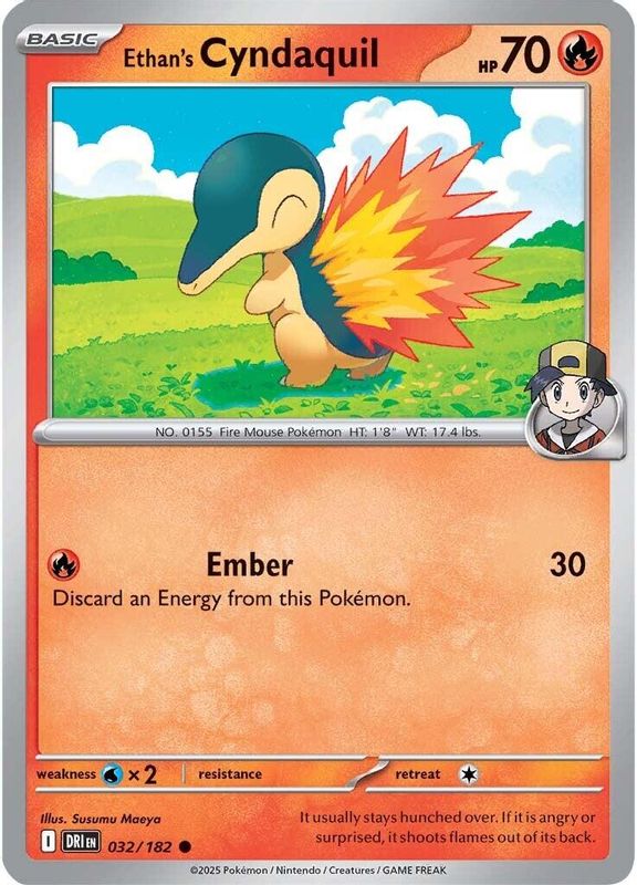 Ethan's Cyndaquil - 032/182 - Common