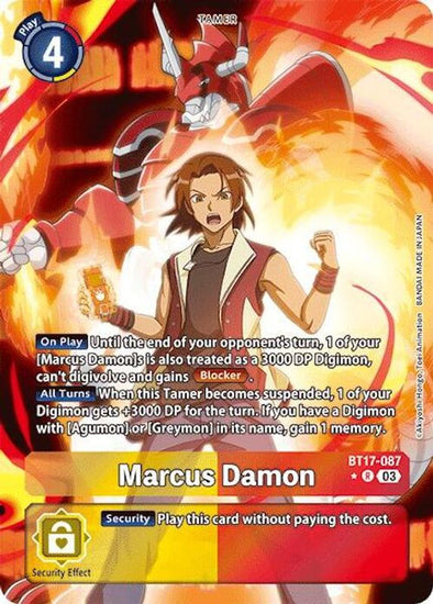 Marcus Damon (Alternate Art) - BT17-087 - Rare