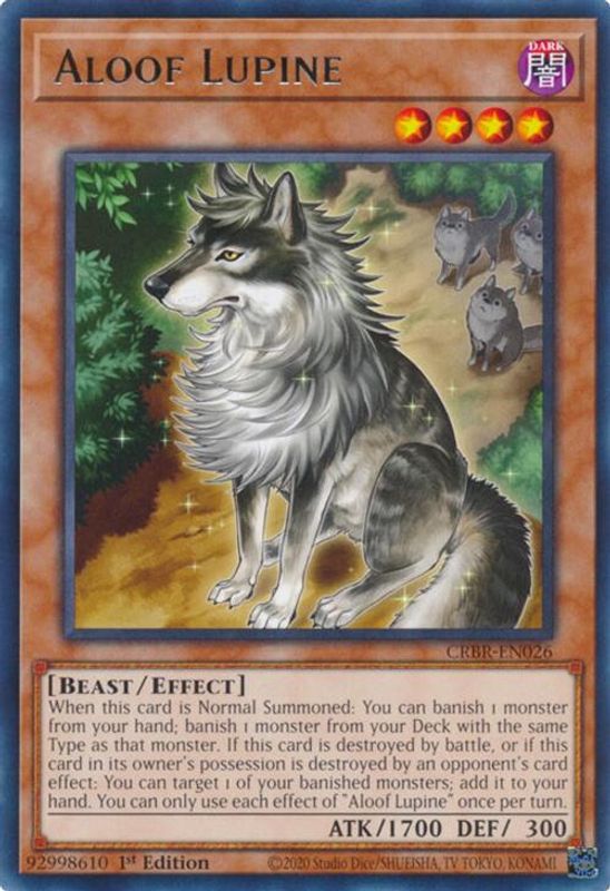 Aloof Lupine - CRBR-EN026 - Rare - 1st Edition