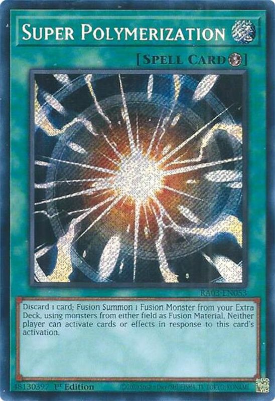 Super Polymerization (Secret Rare) - RA03-EN053 - Secret Rare - 1st Edition