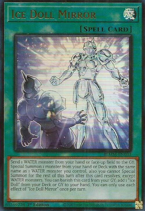 Ice Doll Mirror - BLMM-EN033 - Ultra Rare - 1st Edition