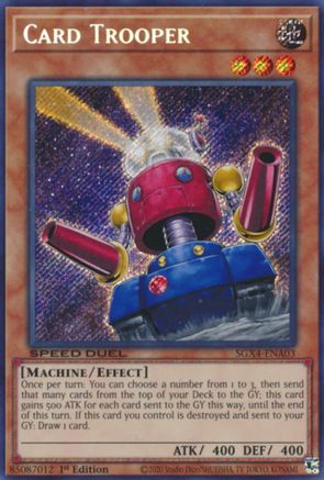 Card Trooper (Secret Rare) - SGX4-ENA03 - Secret Rare  - 1st Edition