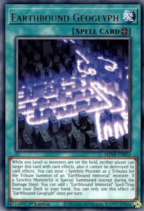 Earthbound Geoglyph - MZMI-EN052 - Rare - 1st Edition