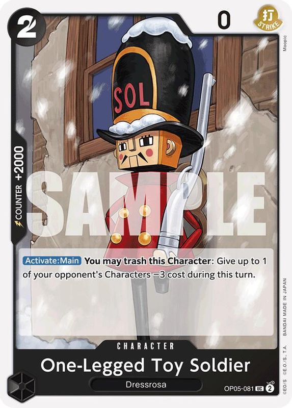 One-Legged Toy Soldier (Reprint) - OP05-081 - Uncommon  (No Pencil Mark)