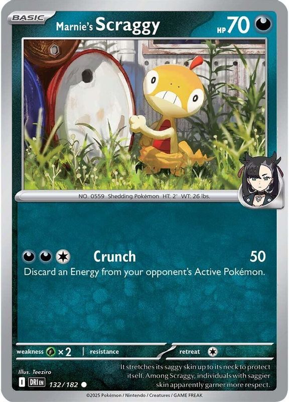 Marnie's Scraggy - 132/182 - Common