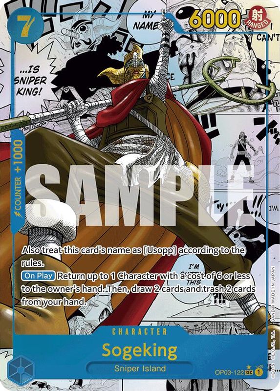 Sogeking (PRB01) (STAR) (Manga) (Reprint) - OP03-122 - Secret Rare