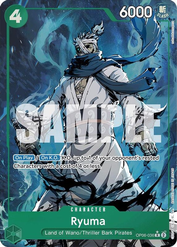 Ryuma (PRB01) (Alternate Art) - OP06-036 - Rare