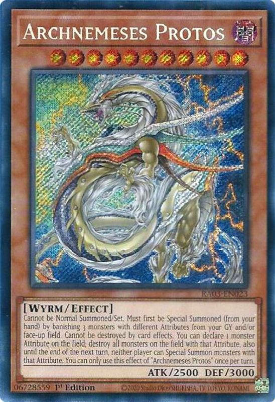 Archnemeses Protos (Secret Rare) - RA03-EN023 - Secret Rare - 1st Edition