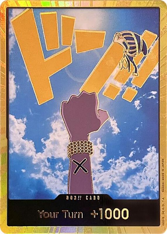 DON!! Card (Vivi) (Gold) - PRB01 - DON!!