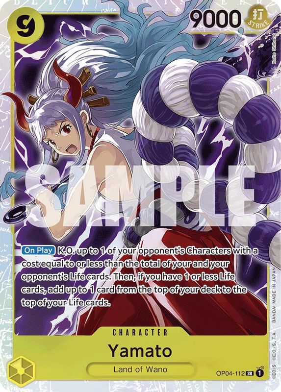 Yamato (OP04-112) (Reprint) - OP04-112 - Super Rare  (No Pencil Mark)