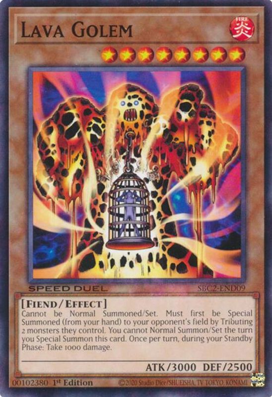 Lava Golem - SBC2-END09 - Common - 1st Edition