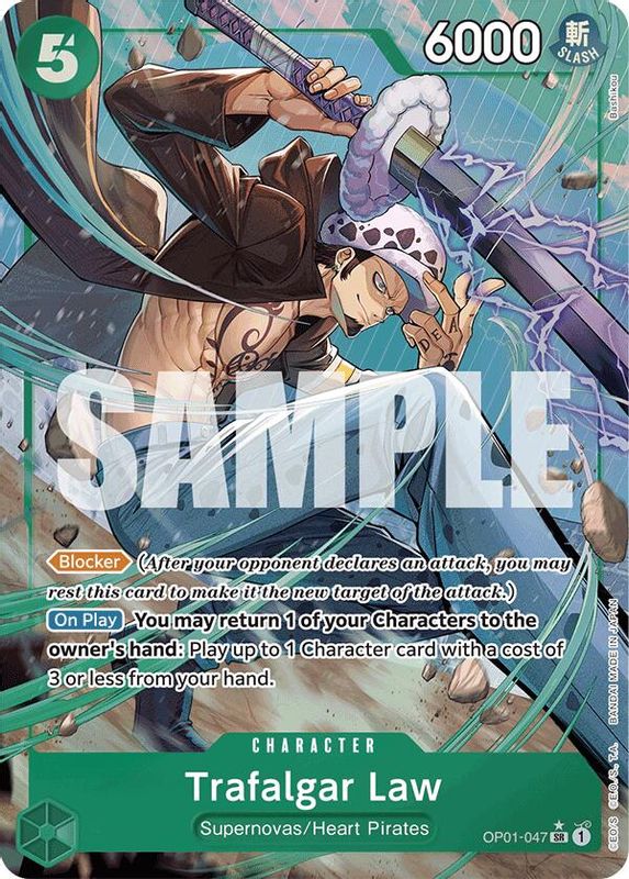 Trafalgar Law (PRB01) (Alternate Art) - OP01-047 - Super Rare
