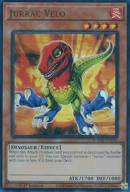 Jurrac Velo - BLMM-EN105 - Ultra Rare - 1st Edition