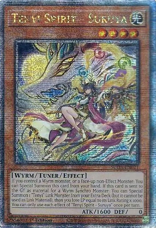 Tenyi Spirit - Suruya - SUDA-EN021 - Quarter Century Secret Rare - 1st Edition