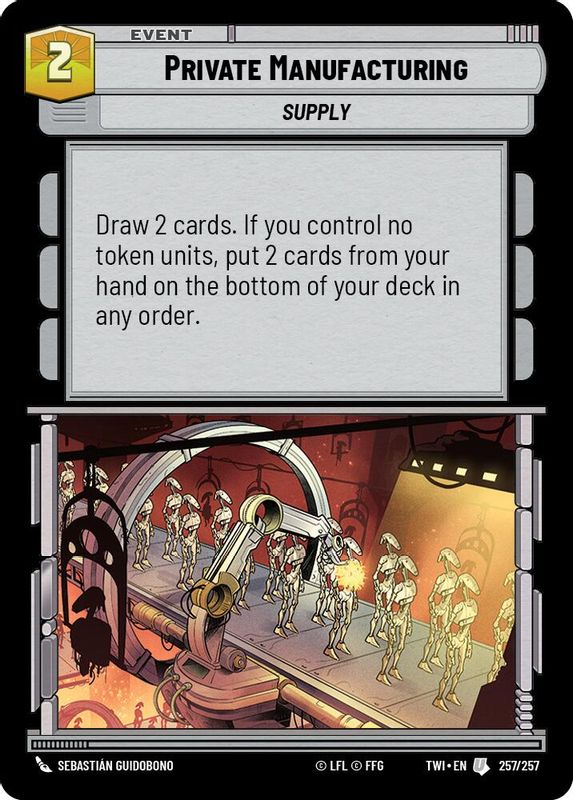Private Manufacturing - 257/257 - Uncommon