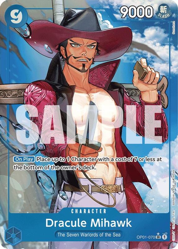 Dracule Mihawk (PRB01) (Alternate Art) - OP01-070 - Super Rare
