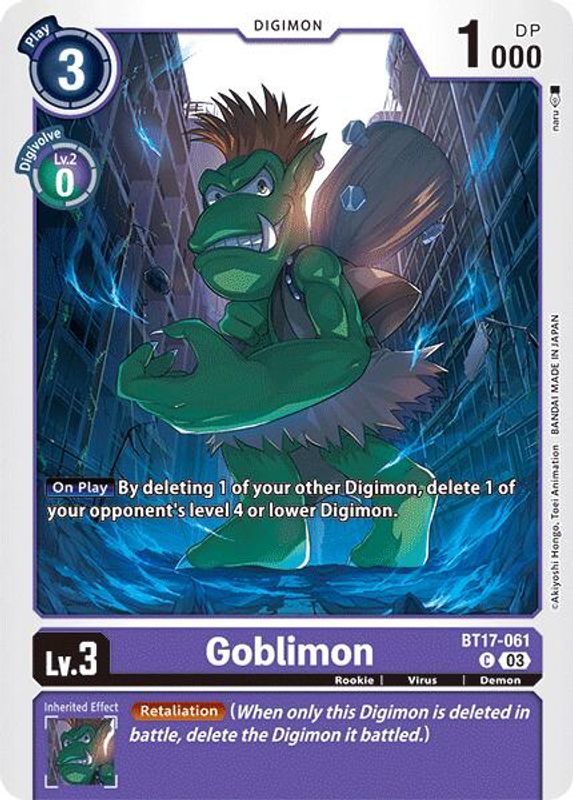 Goblimon - BT17-061 - Common